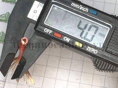 Dây điện đơn mềm Cadivi 1x4.0 đỏ không chì VCm (1x56 0.3)