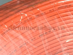 Dây điện đơn mềm Cadivi 1x4.0 đỏ không chì VCm (1x56 0.3)