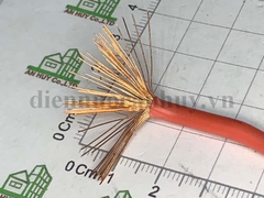 Dây điện đơn mềm Cadivi 1x4.0 đỏ không chì VCm (1x56 0.3)