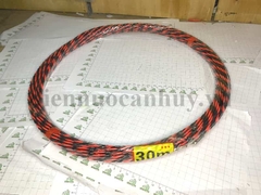 Dây mồi đen đỏ 30m - có bánh xe