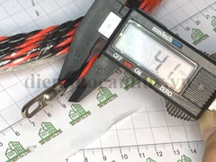 Dây mồi đen đỏ 20m - có bánh xe