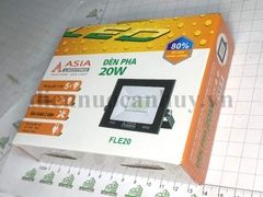 Bóng đèn led pha 20w vàng Asia kích thước nhỏ gọn, phù hợp chiếu ngoại thất, sân vườn, khả năng chịu nước ip66