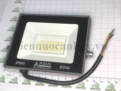 Bóng đèn led pha 20w vàng Asia kích thước nhỏ gọn, phù hợp chiếu ngoại thất, sân vườn, khả năng chịu nước ip66