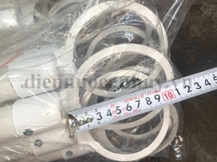 Thanh nối trắng đỏ (cho Cọc tiêu giao thông) không rút, đầu sắt 2m