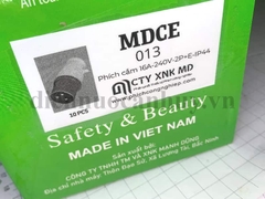 phích cắm công nghiệp di động 3 lỗ 3x16A IP44 - MDCE MD013.PC.3x16A