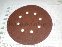 Ráp tròn dính vải trắng độ nhám P60 phi 180 phù hợp mài phá, tường nhà