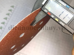 Ráp tròn dính vải trắng độ nhám P60 phi 180 phù hợp mài phá, tường nhà