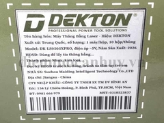 Máy cân bằng laser Dekton DK-LS0505XPRO