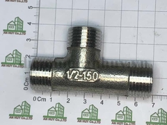 Tê inox ren ngoài lệch vế inox 304 DN15 phù hợp cho đầu nối dây cấp nước với tường lõm