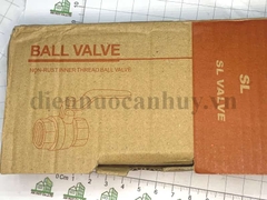 Van bi inox 304 tay gạt 2PC DN15 (1/2