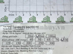 Ống bạt xanh 100x50m - ống mềm phi 100 dài 50 mét