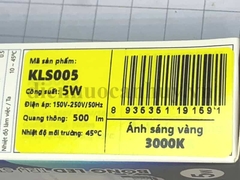 Đèn led trụ nhỏ E27 Stick 5W vàng - Duhal KLS0053