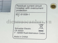 Át chống giật Schneider Easy9 RCBO 1P-N 32A C 4500A 30MA AC-type - EZ9D34632