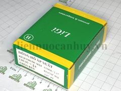 Đồng hồ đo áp suất chân không mặt không dầu phi 63 dải đo -0.1 đến 0 kg/cm2 LiGi