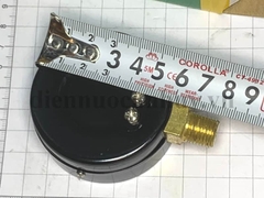 Đồng hồ đo áp suất chân không mặt không dầu phi 63 dải đo -0.1 đến 0 kg/cm2 LiGi