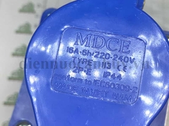 Ổ cắm công nghiệp cố định, gắn mặt 3 lỗ 3x16A IP44 - MDCE MD113