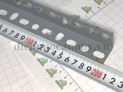 Sắt V lỗ giá kệ Xám - 3x3 cm