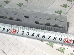 Sắt V lỗ giá kệ Xám 3x5cm - dài 2.4m