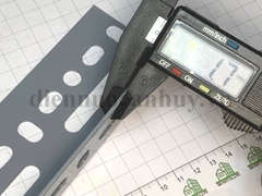 Sắt V lỗ giá kệ Xám 4x6cm - dài 2.4m
