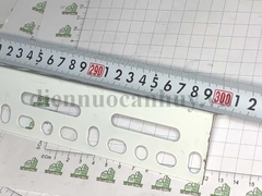 Sắt V lỗ giá kệ Trắng 3x5cm - dài 3m