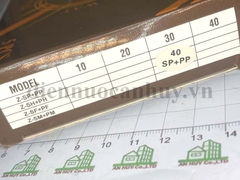 Đầu nối hơi khí nén cho ống  phi 12 loại tự khóa Z-SP SP40+PP40 (tự khóa dùng 1 tay)