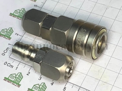 Đầu nối hơi khí nén cho ống  phi 12 loại tự khóa Z-SP SP40+PP40 (tự khóa dùng 1 tay)