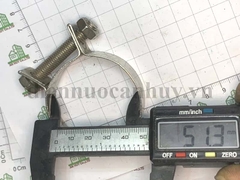 Đai xiết cổ dê bulong inox phi 50