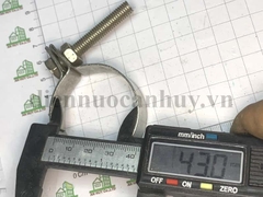 Đai xiết cổ dê bulong inox phi 50