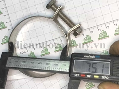 Đai xiết cổ dê bulong inox phi 75