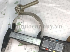 Đai xiết cổ dê bulong inox phi 75