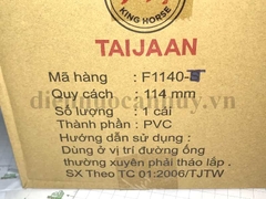 Rắc co pvc - phi 110 - Taijaan