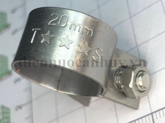 Đai xiết cổ dê bulong inox phi 20