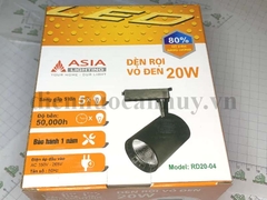 Đèn rọi 20W vỏ đen ánh sáng vàng Asia RD20-04
