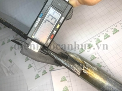 Thuổng thẳng đào đất loại dày cán sắt 1.2m