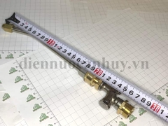 Béc xịt rửa vệ sinh điều hòa  đầu ren 22 đầu cong 135 độ