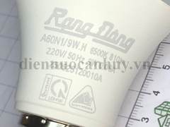 Bóng đèn tròn rạng đông 9W A60N1/9W.H E27 S 6500K trắng