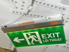 Đèn chỉ dẫn 1 mặt mica 3W Exit Lối Thoát hướng trái M-ET-01