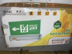 Đèn chỉ dẫn 1 mặt mica 3W Exit Lối Thoát hướng trái M-ET-01