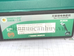 Máy mài góc pin Lithium không chổi than 6.0 Ah/ 100 - berry 152506028 (8 cái/hộp)