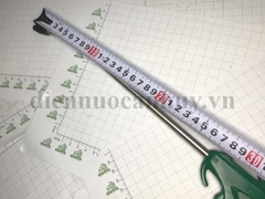 Súng xịt hơi, xì khô nhựa vòi dài 270mm - Husen xịn