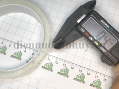 Băng dính chịu nhiệt silicon mầu trong suốt bản rộng 2cm