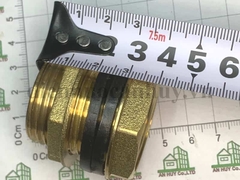 Ốc rốn bồn téc nước - đồng thau ren ngoài DN25 (1
