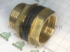 Ốc rốn bồn téc nước - đồng thau ren ngoài DN25 (1