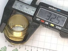 Ốc rốn bồn téc nước - đồng thau ren ngoài DN25 (1
