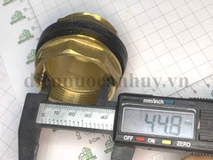 Ốc rốn bồn téc nước - đồng thau ren ngoài DN40 (1 1/2