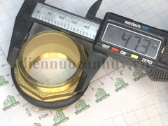 Ốc rốn bồn téc nước - đồng thau ren ngoài DN40 (1 1/2