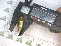 Nối đuôi chuột đồng ren Ngoài 13 ống 8 mm DN8 (1/4
