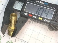 Nối đuôi chuột đồng ren Ngoài 13 ống 10 mm DN8 (1/4