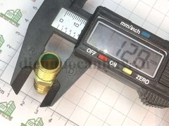 Nối đuôi chuột đồng ren Ngoài 13 ống 12 mm DN8 (1/4
