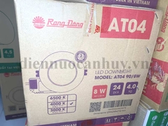 Đèn Downlight âm trần AT04 90/8W 4000K anh sáng trung tính